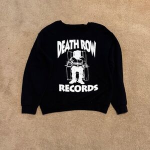 Death Row Records Black Sweater